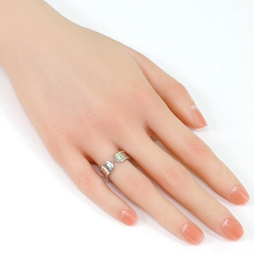 18K White Gold Ring V424