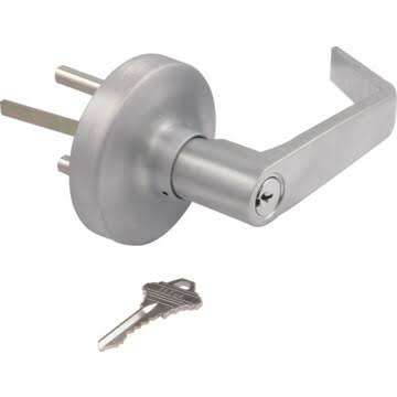Satin Chrome Entry Lever V810
