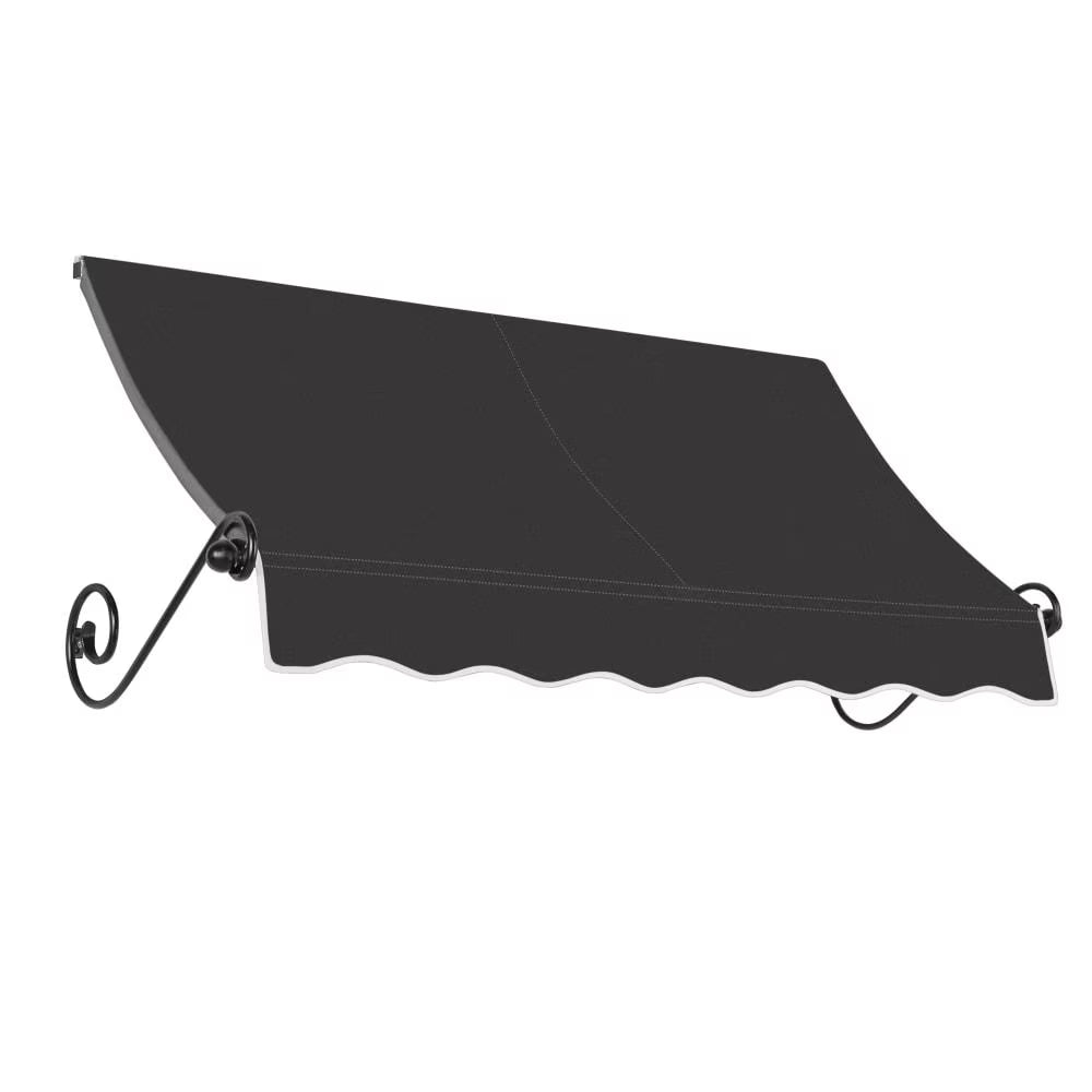 Black Acrylic Fixed Awning U993