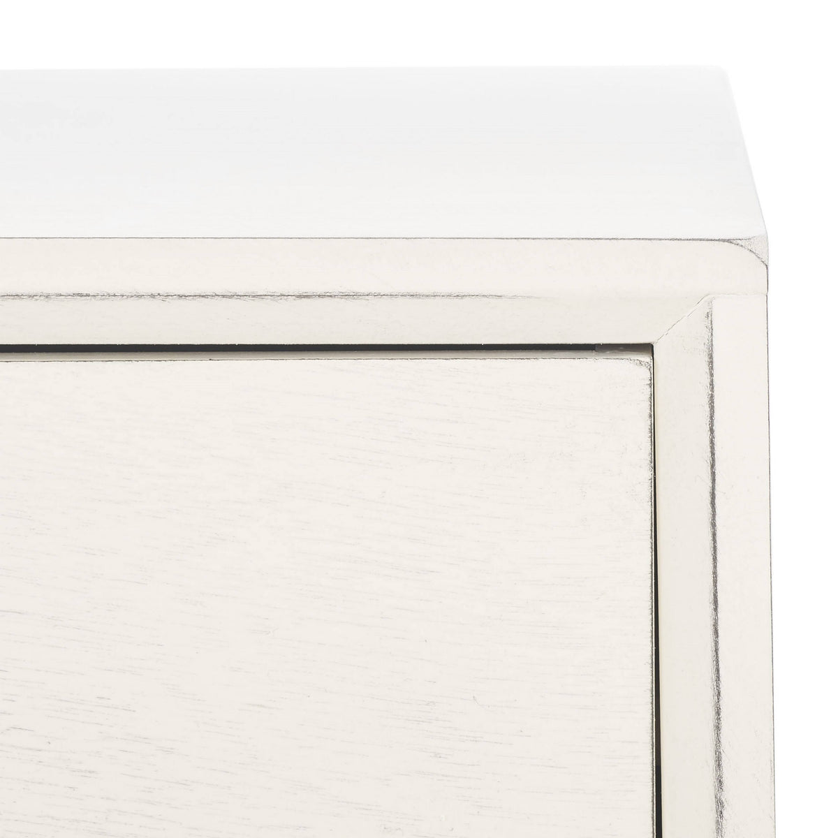 Distressed White 1 Drawer Writing Desk N9198