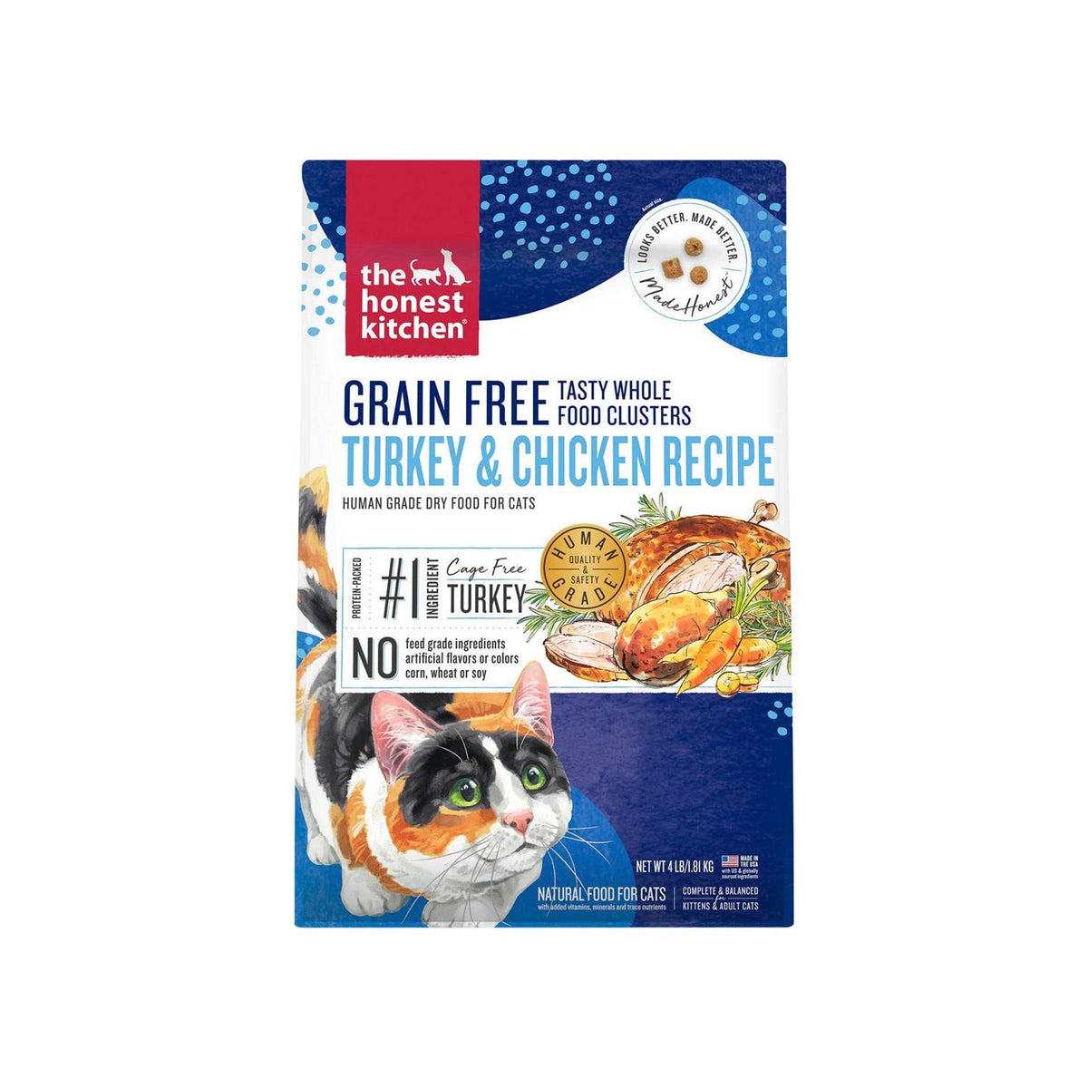 Grain-Free Chicken Fish Dry Cat Food K348