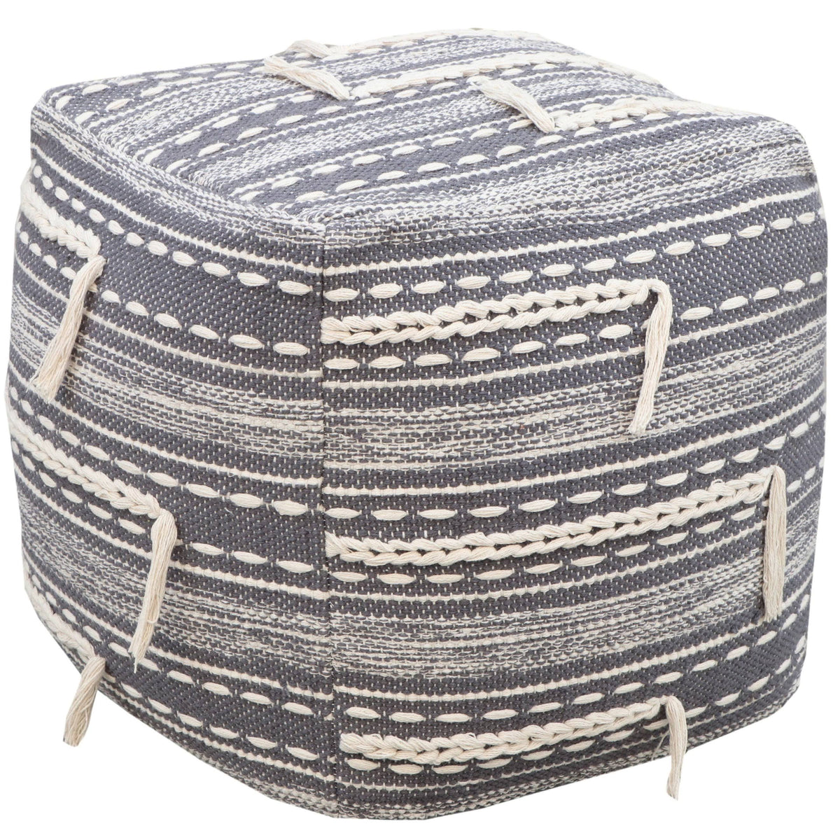 Black Ottoman L6292