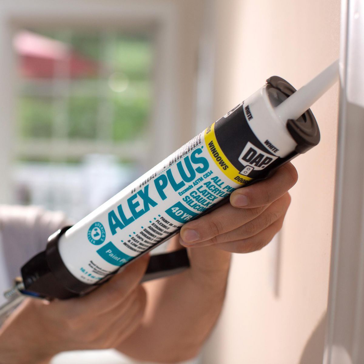 White Acrylic Latex Silicone Caulk H965