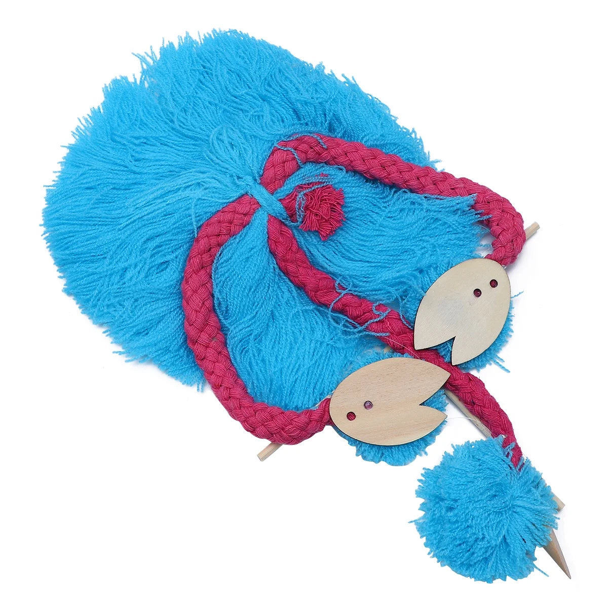 Sky-blue Plush Ostrich Marionette Toy A533289