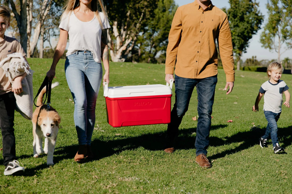 48 QT Red Ice Chest Cooler R913503