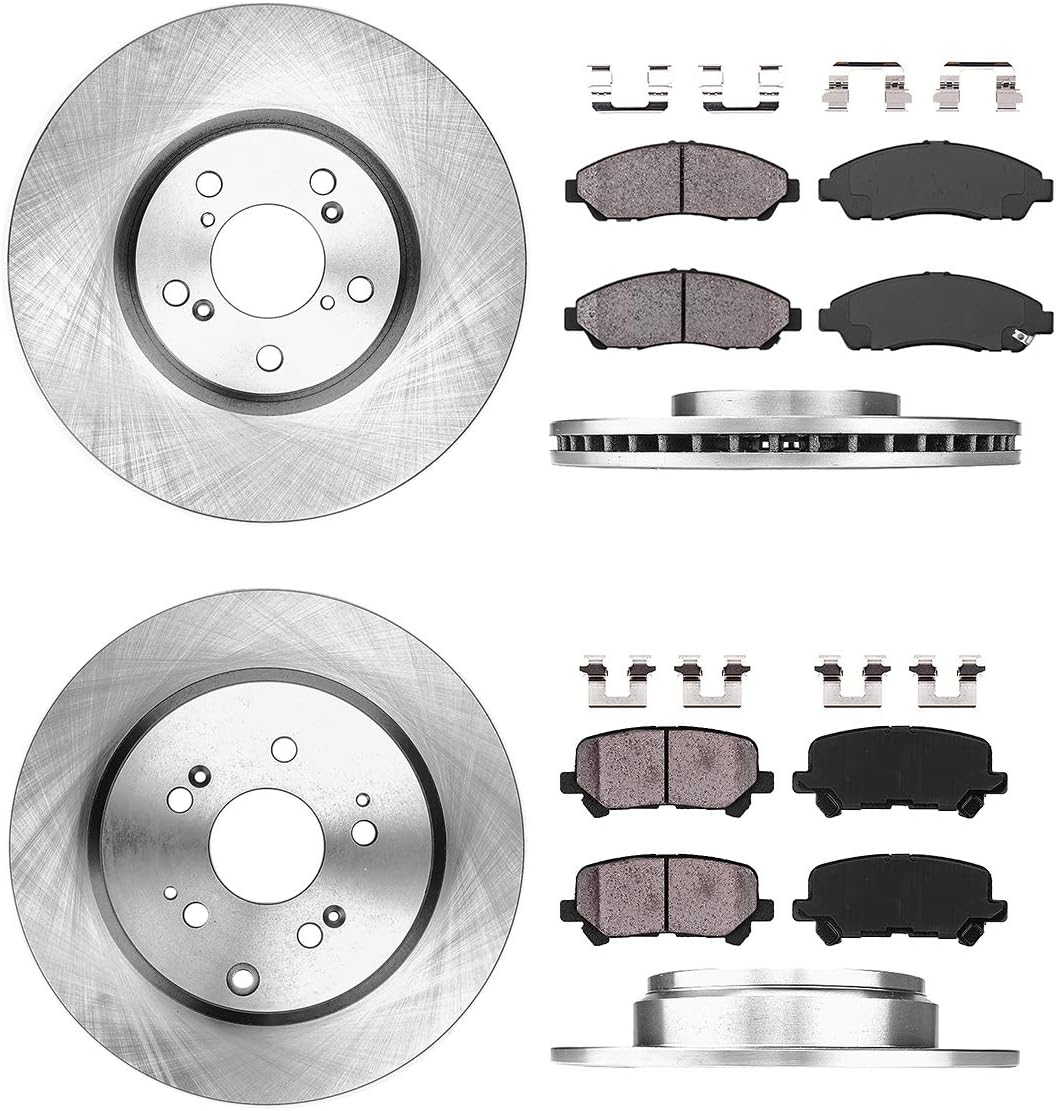 5 Lug Brake Rotors and Ceramic Brake Pads O52447