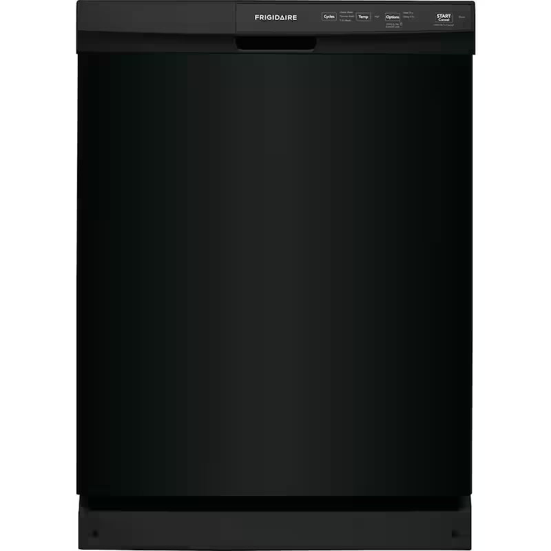 Black 24 In. Built-In Tall Tub Dishwasher with 3-Cycles A562