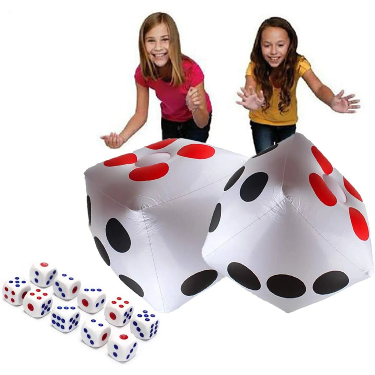 2pc 13 Inch Inflatable Dice Set T57096
