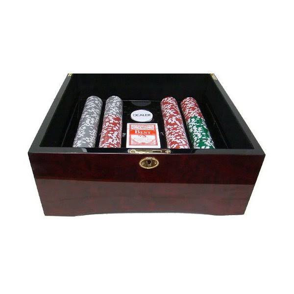 1,000ct. 14g Poker Chip Set in Aluminum Metal Carry Case Y32055