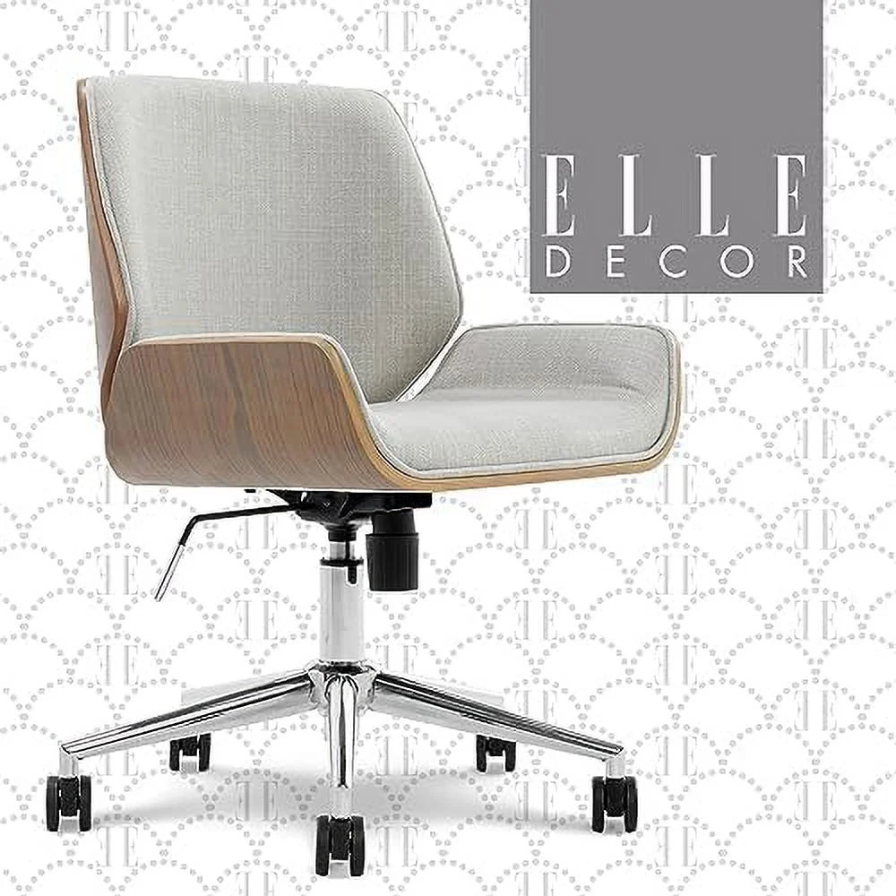 Gray Bentwood Home Office Desk Chairs Q856