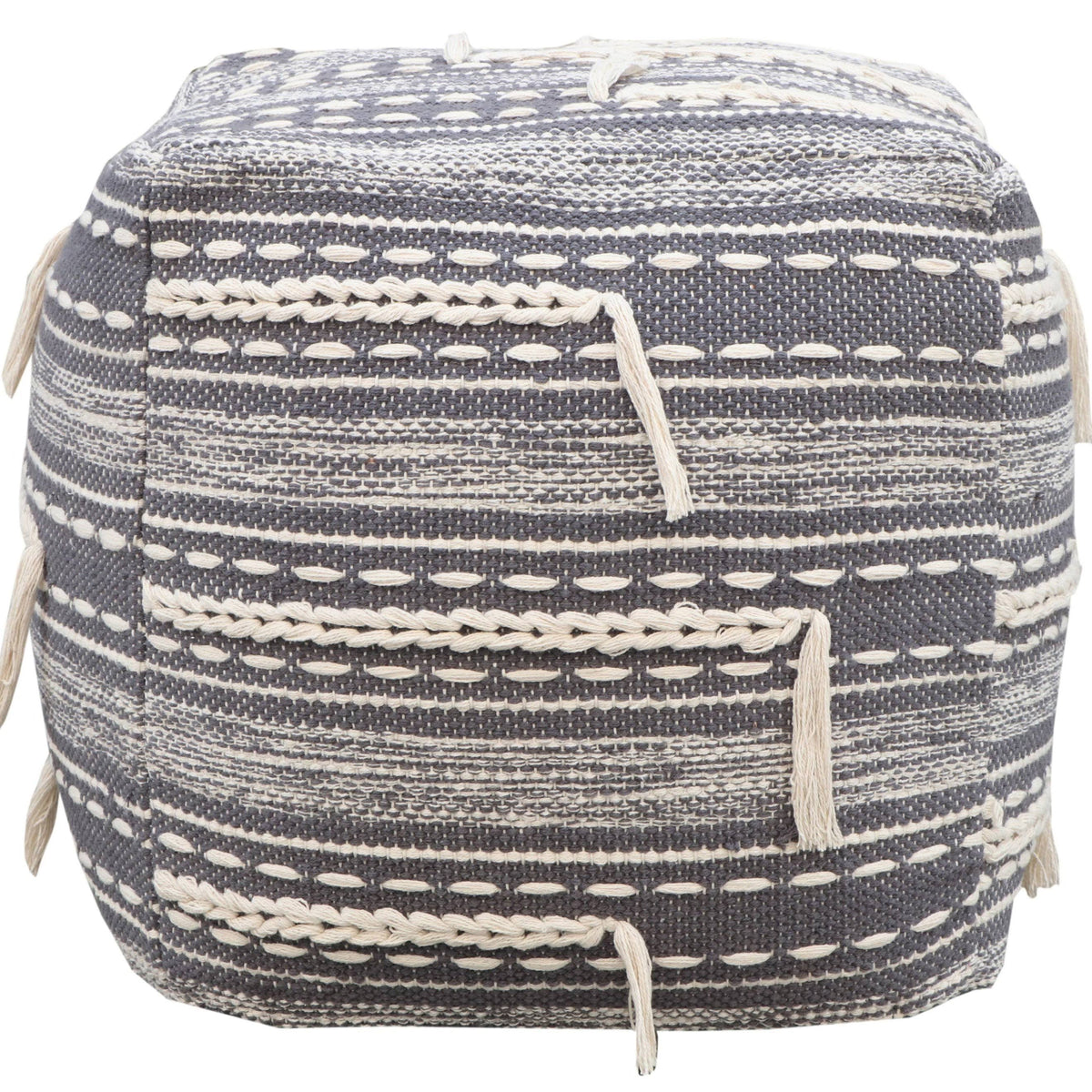 Black Ottoman L6292