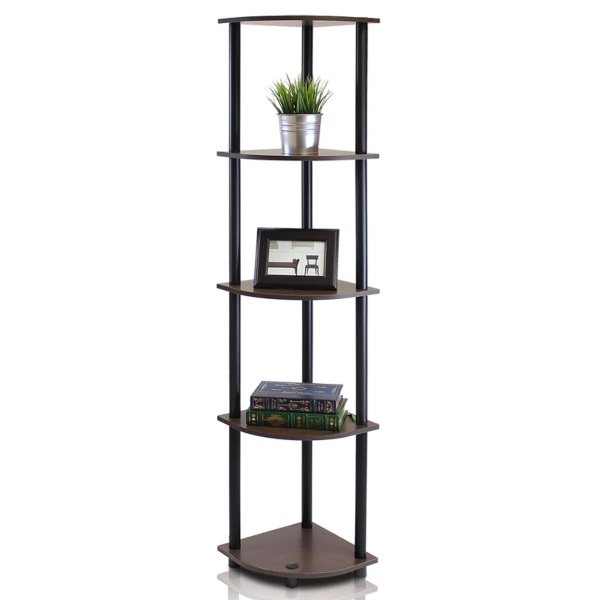 5 Tier Corner Display Rack Shelving Unit Z648