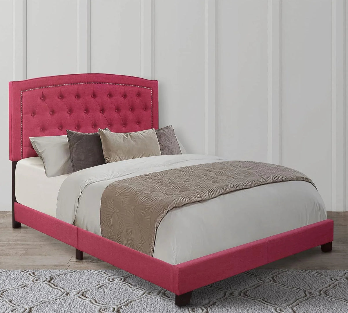 King Size Upholstered Bed Frame Q4769