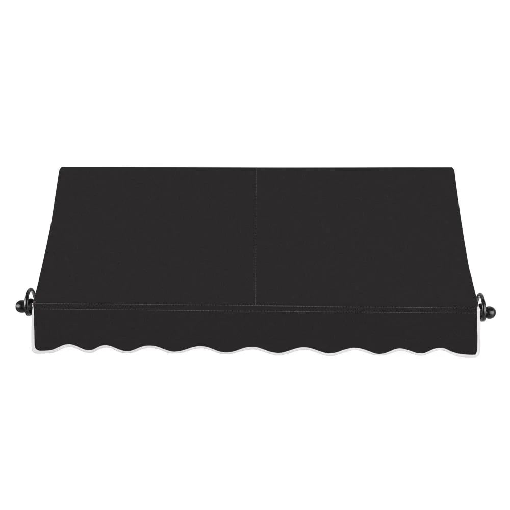 Black Acrylic Fixed Awning U993