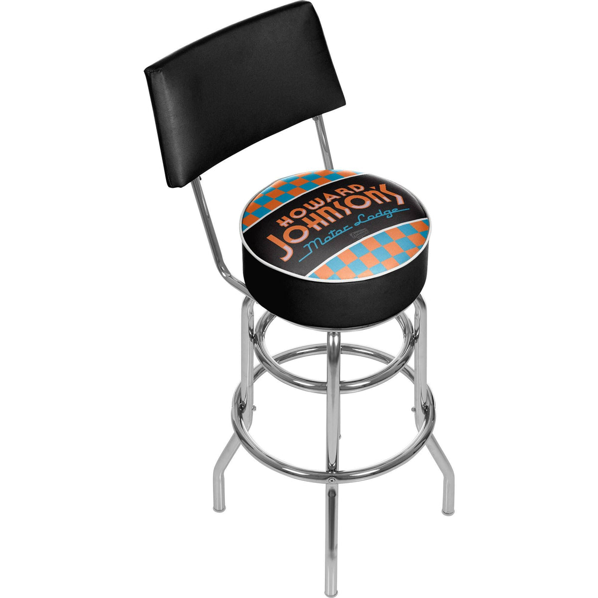 Padded Swivel Bar Stool with Back M375
