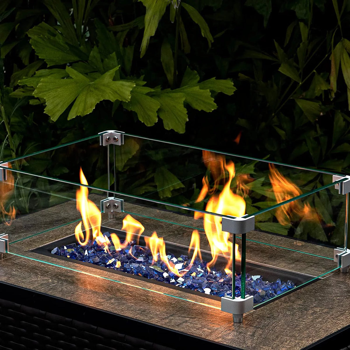 10 lb 1/2" Cobalt Blue Reflective Fire Glass S250