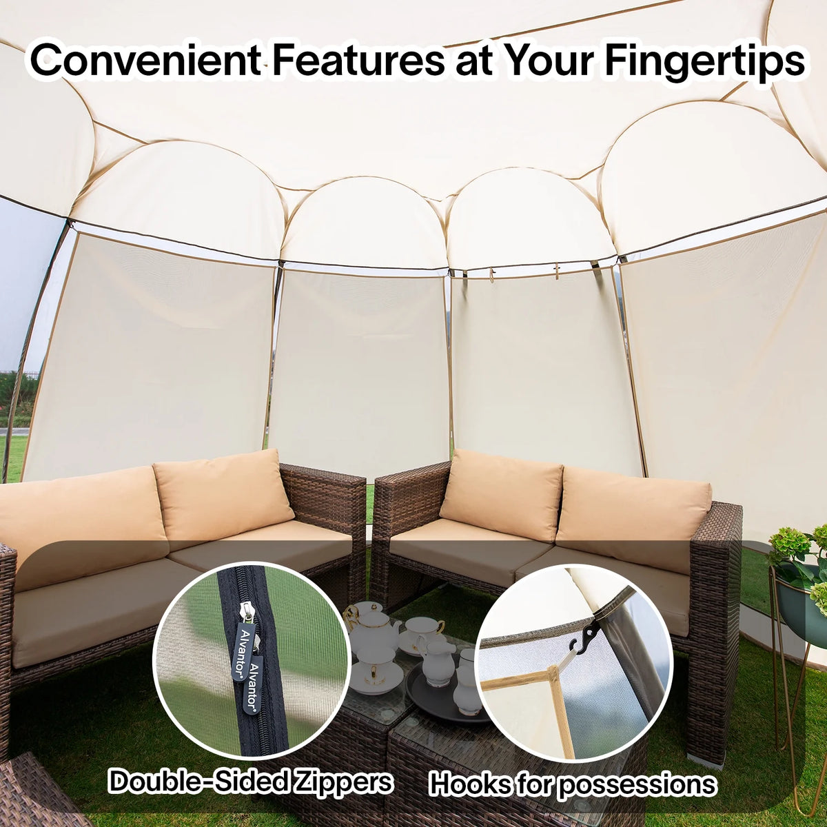 Pop Up Screen House Tent 6'X6' B1673