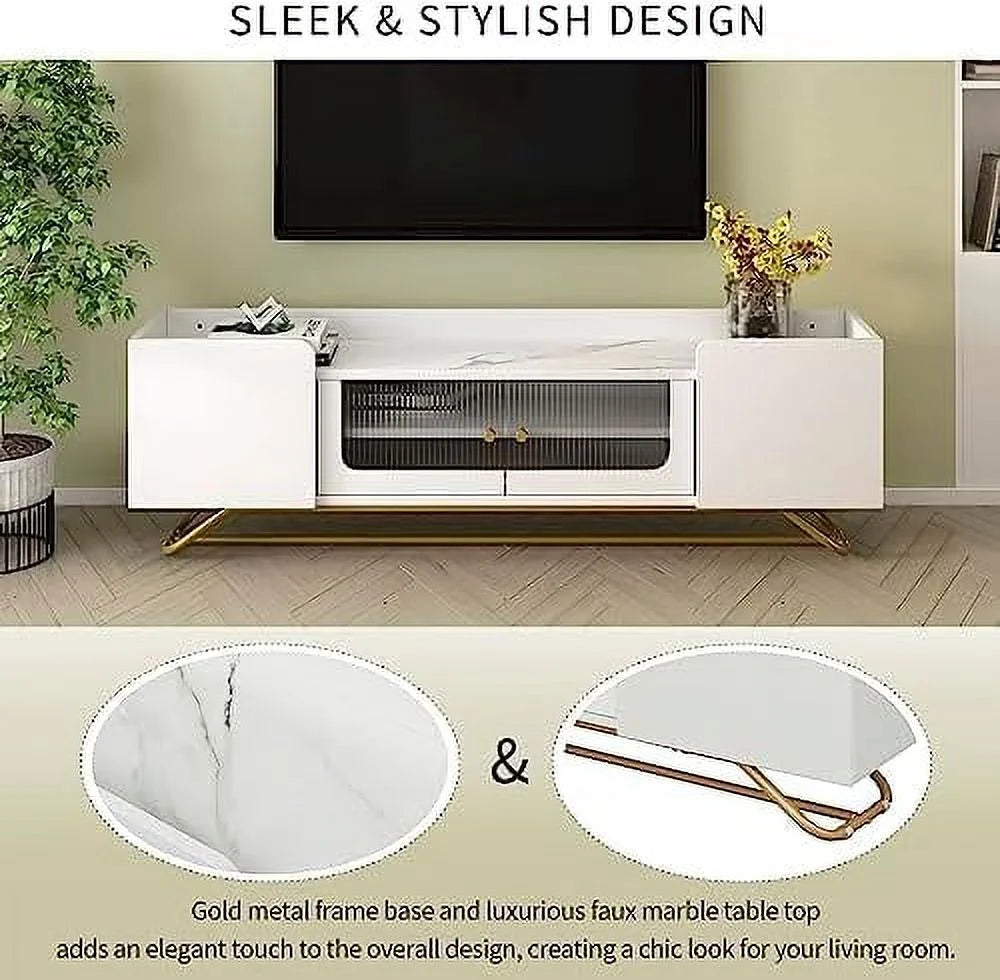 Modern TV Stand for 75 inch TV with Drawer O593