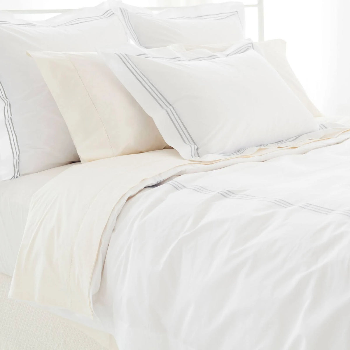 Twin Pearl Grey Duvet Cover K766