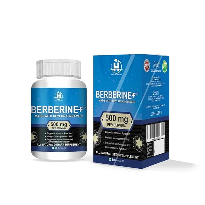 Berberine Extract 500mg 60 Veg Capsules I5117