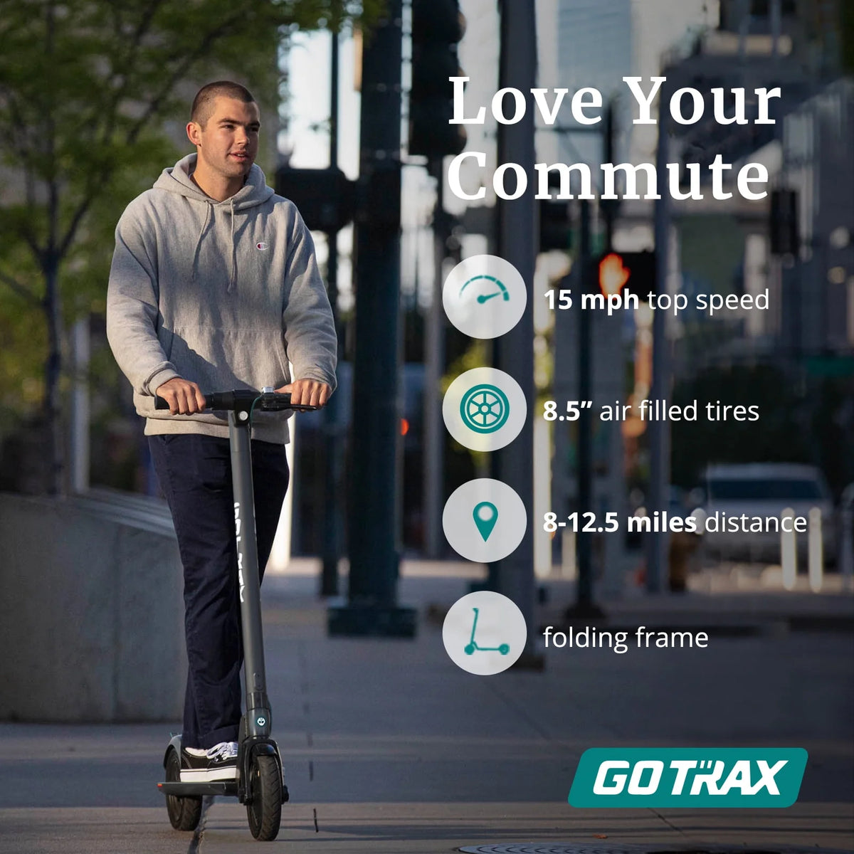 Gray 250W Foldable Electric Scooter Z546254