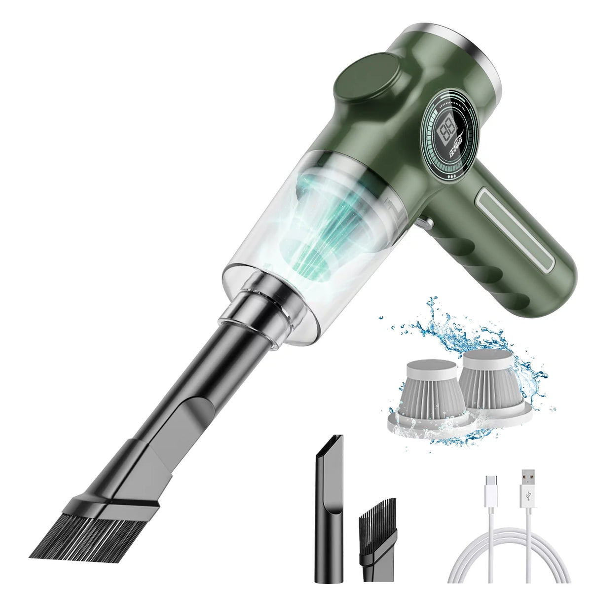 Black Cordless Handheld Vacuum R90908