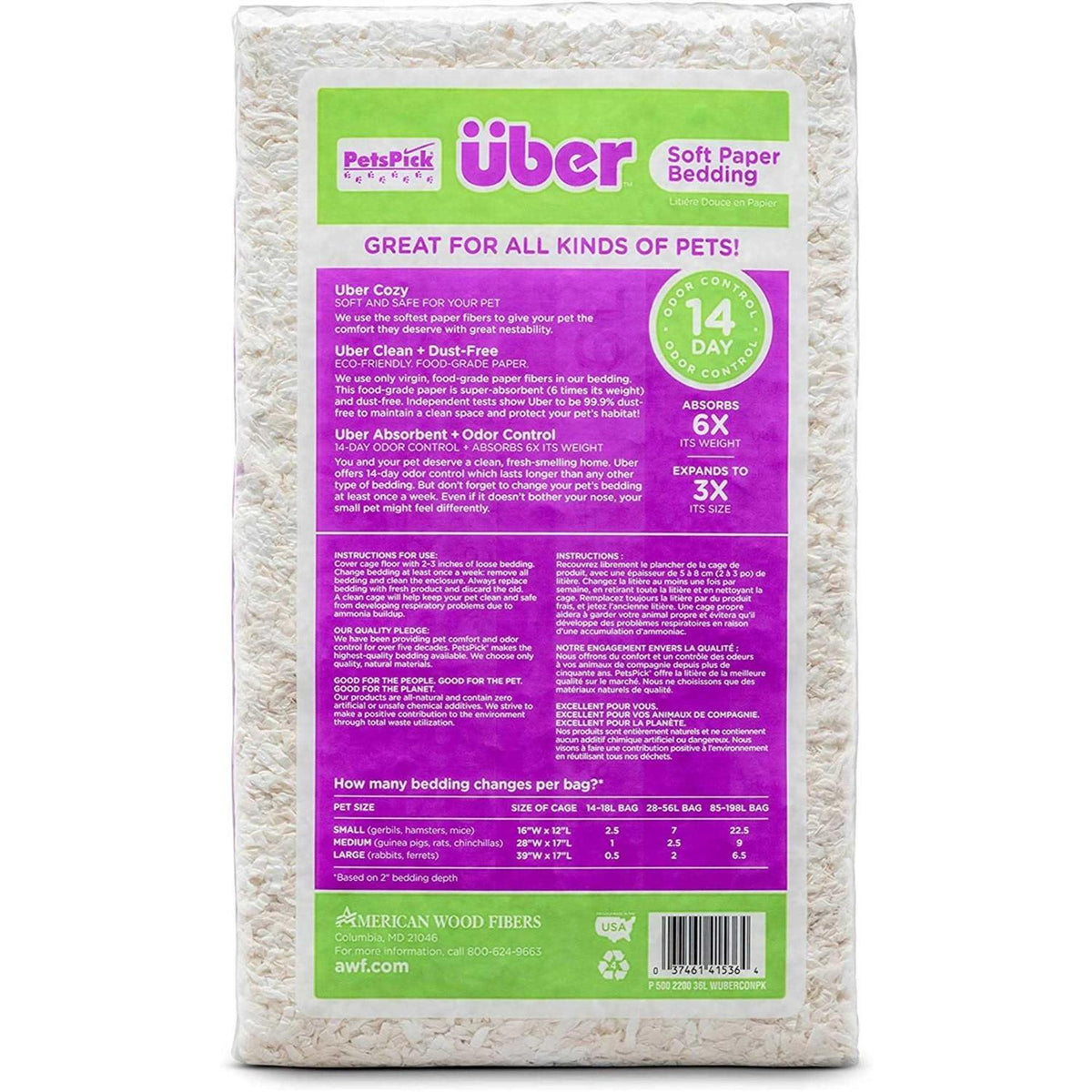 Uber Soft Paper Pet Bedding R715