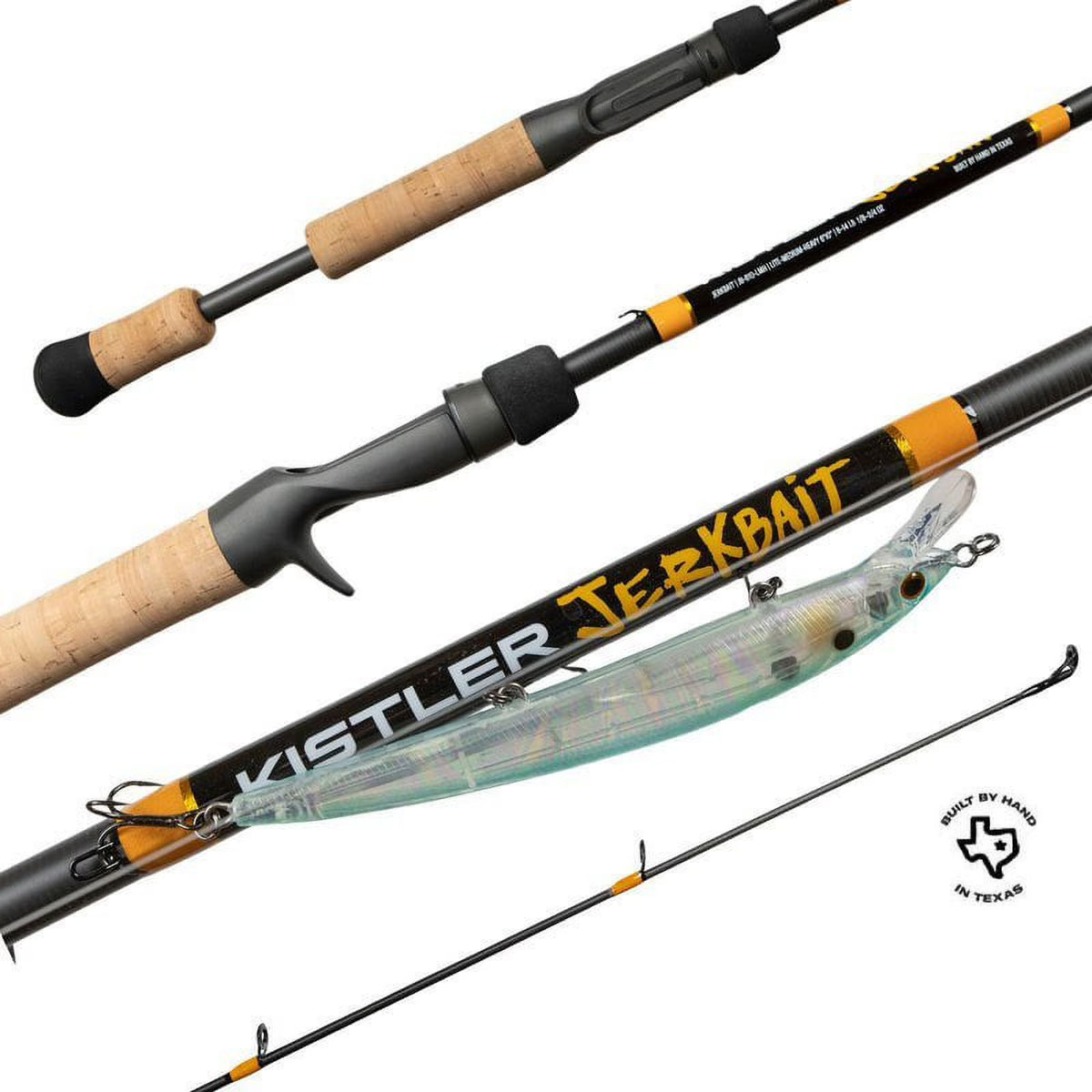 6’10” Lite Medium Heavy Moderate Fast Action Casting Rod J9448