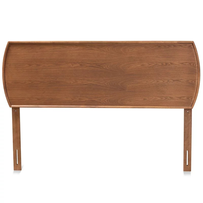 Walnut Finished Wood Full Size Headboard I1948