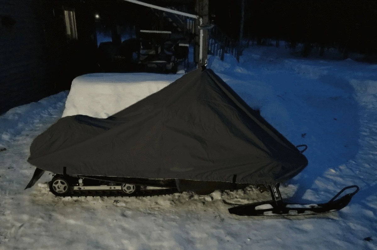 200 Denier All Black Snowmobile Cover K173