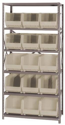 Black 15 Bins Bin Shelving Unit Z41953