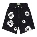 Denim Tears Cotton Wreath Denim Shorts Black