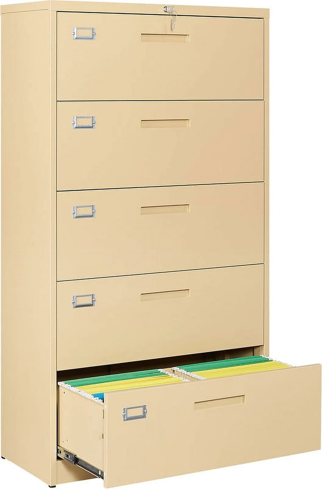 5 Drawer Metal Lateral File Cabinet with Lock N778860
