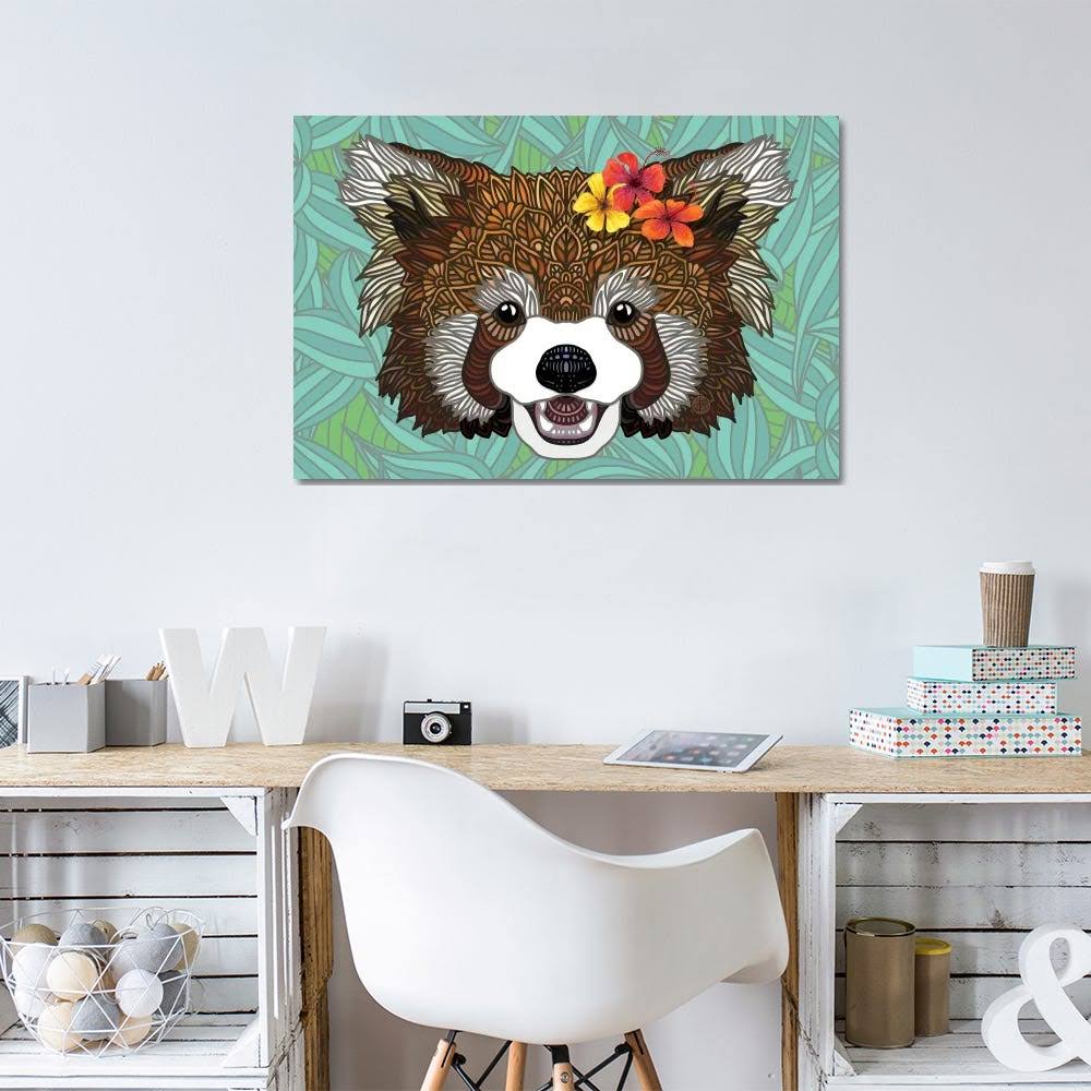 Canvas Wall Decor Prints - Tropical Red Panda F75484