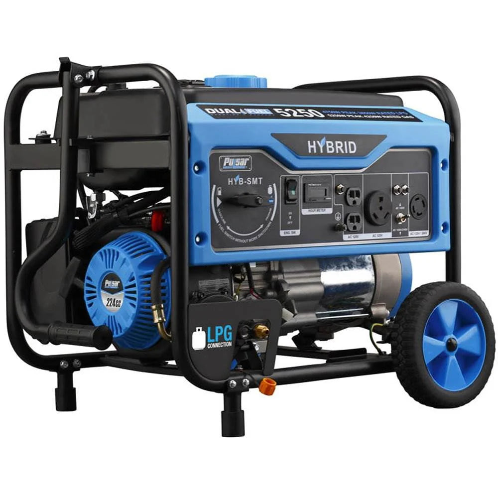 5250 Watt Portable Gasoline and Liquid Propane Generator Q260