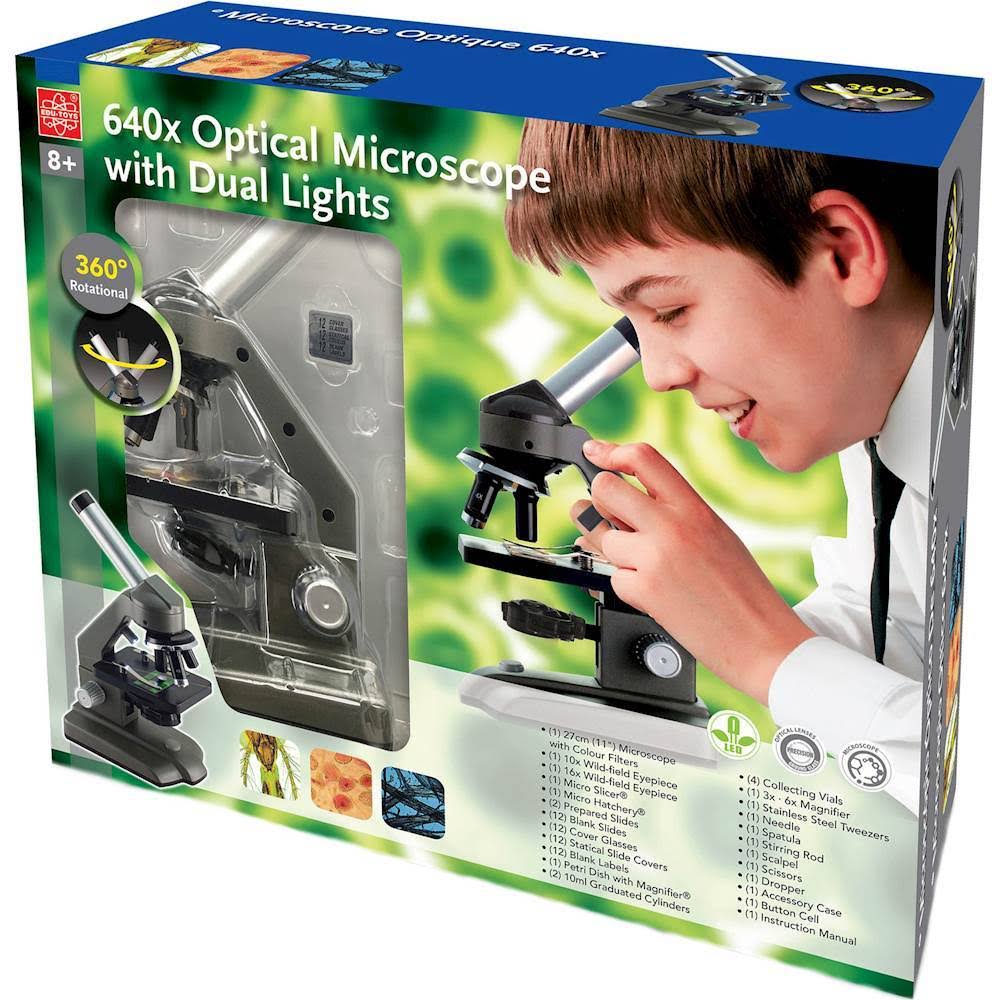 Die-Cast Optical Microscope with Dual Lights T965652