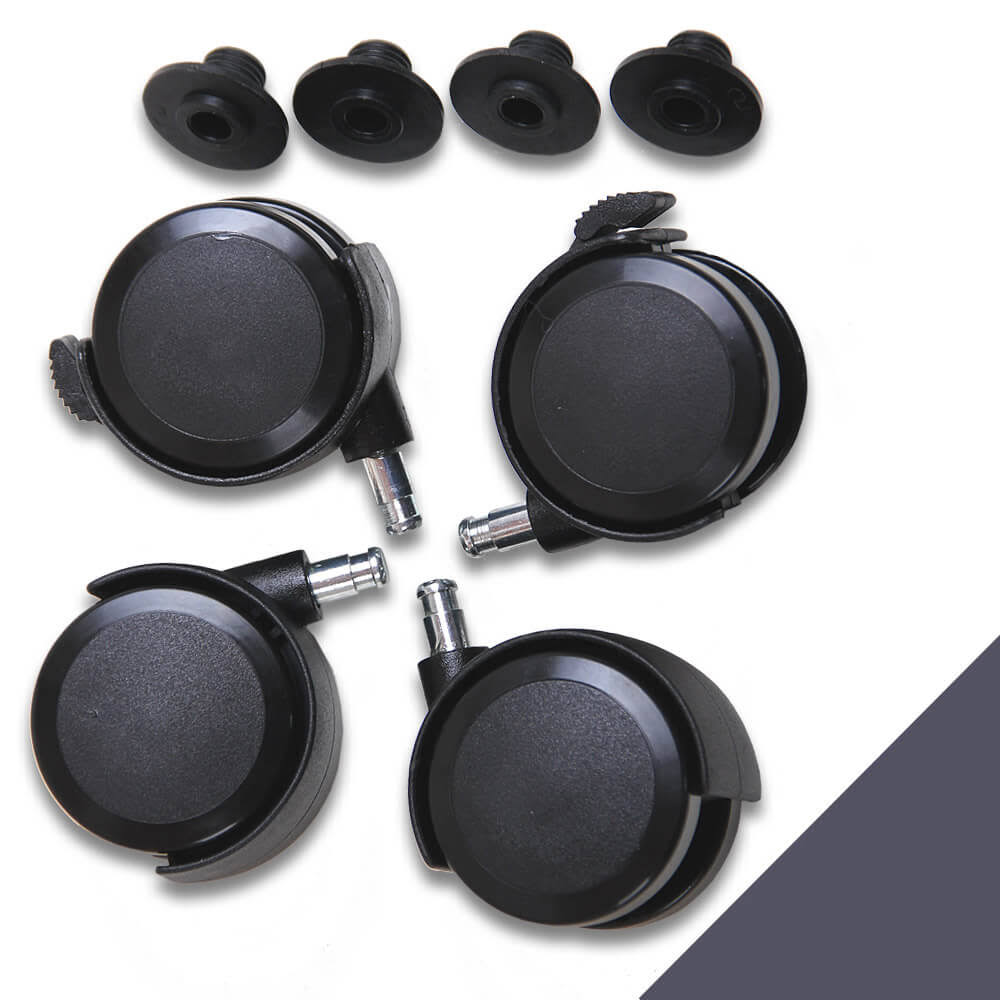 Rolling Casters White / Gray O485