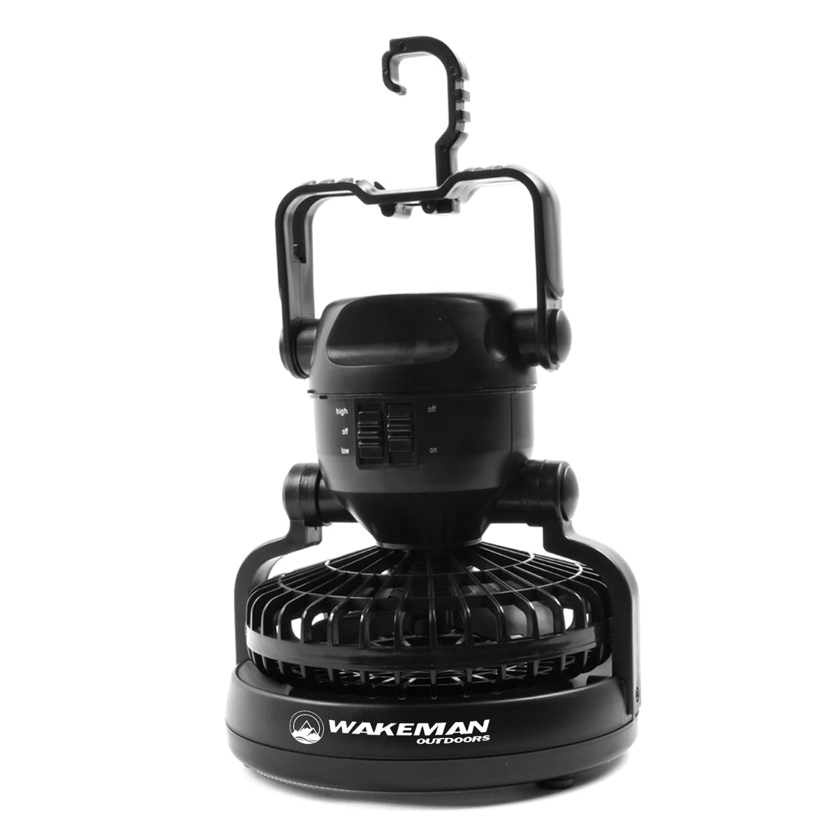 Weather-Resistant Camping Lantern with Ceiling Fan and 18 LED Bulbs M818980