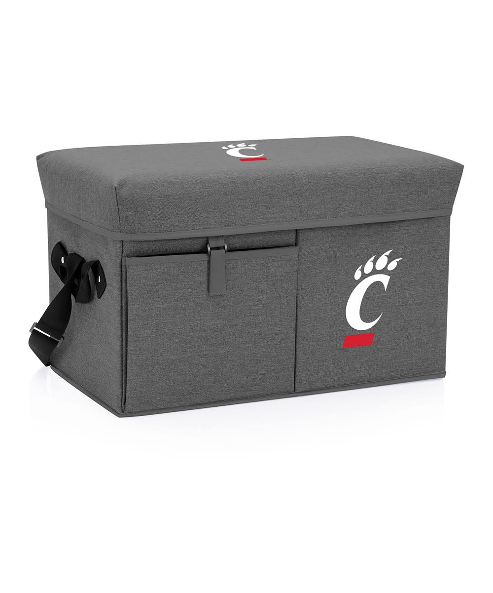 Gray Ottoman Cooler & Seat B830745
