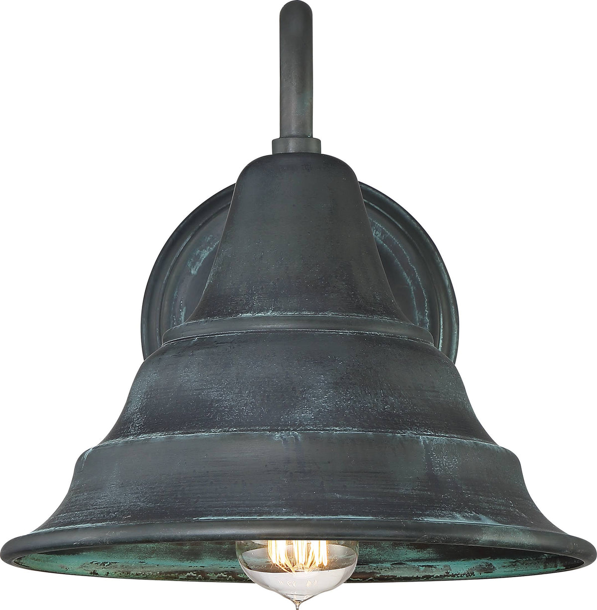 Aged Verde Outdoor Wall Lantern G7618