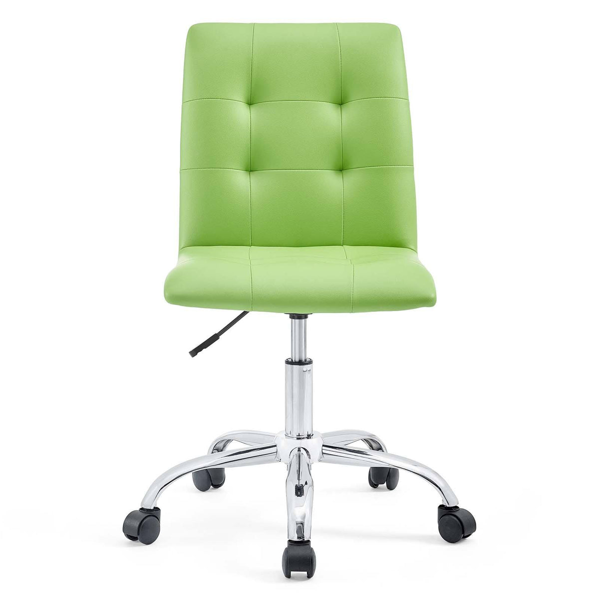 Brown Armless Mid Back Office Chair U264