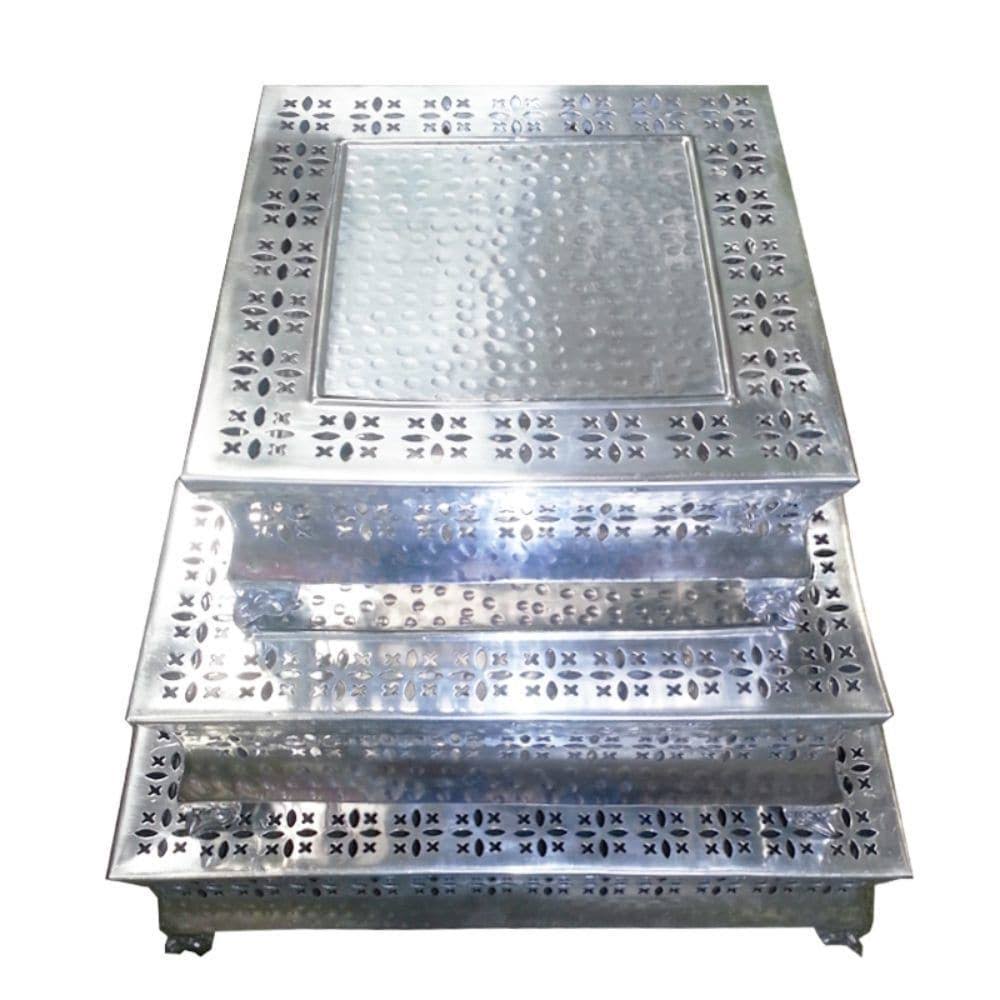 3 PC Square Cake Stand R2938