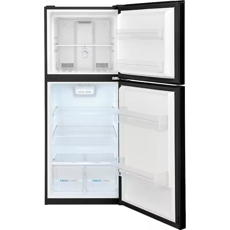 10.1 cu. ft. Black Top Freezer Refrigerator O110