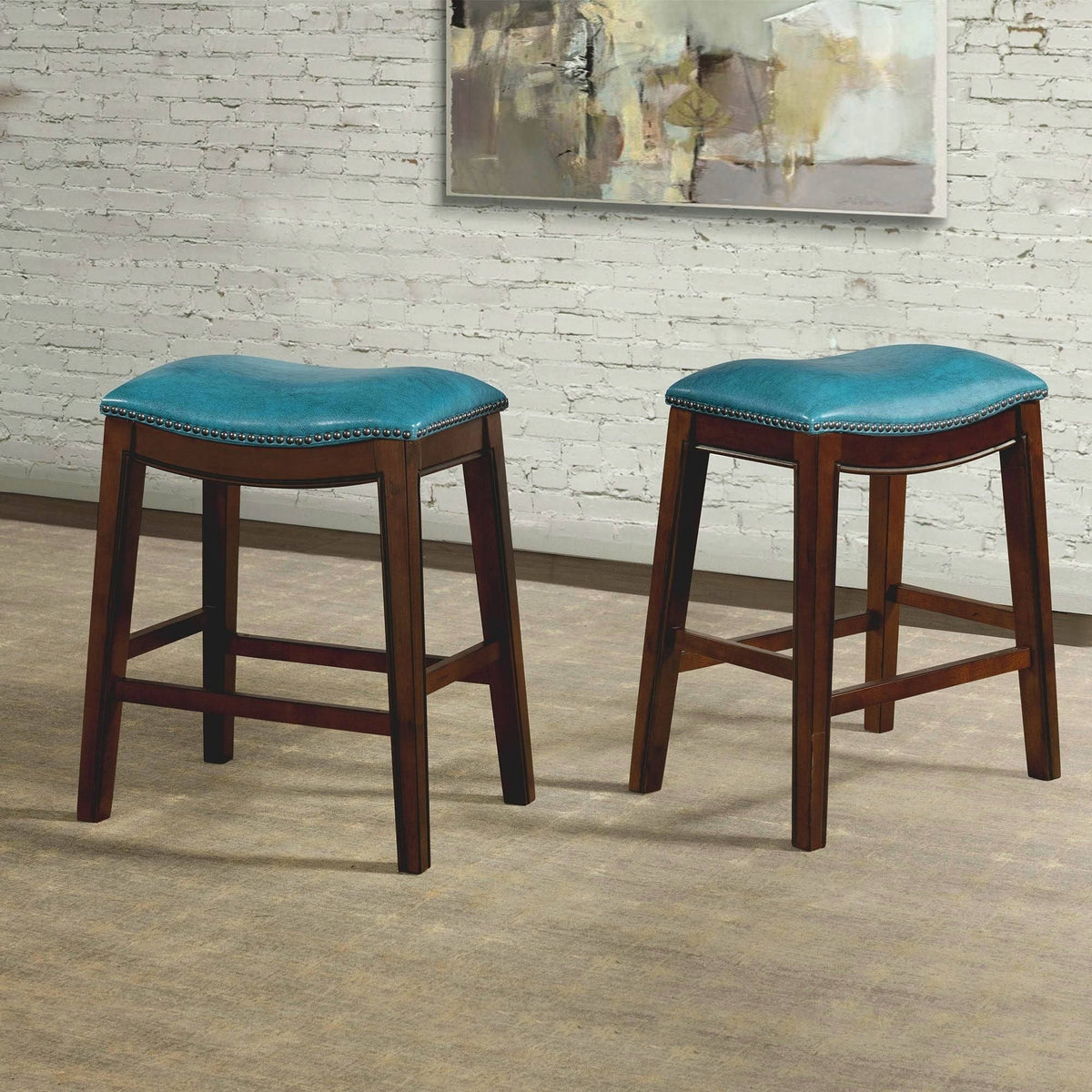 24-Inch Backless Counter-Height Bar Stool C6268