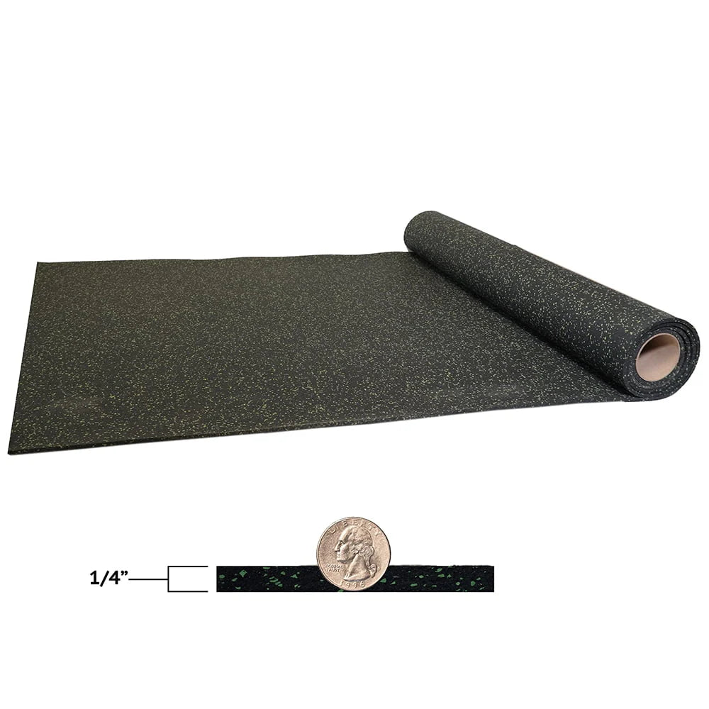 Blue 4'x10' 1/4 Rubber Flooring Roll B76283