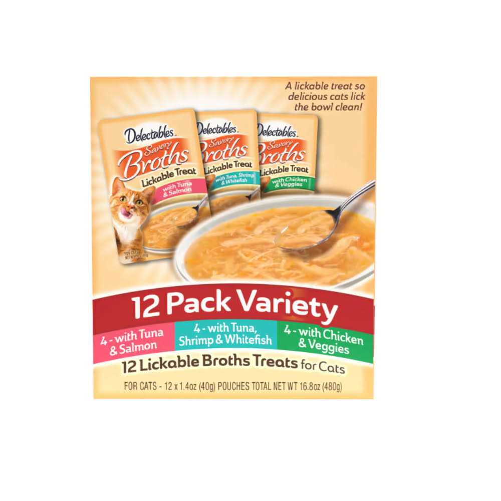 Savory Broths Cat Treats Variety Pack N105