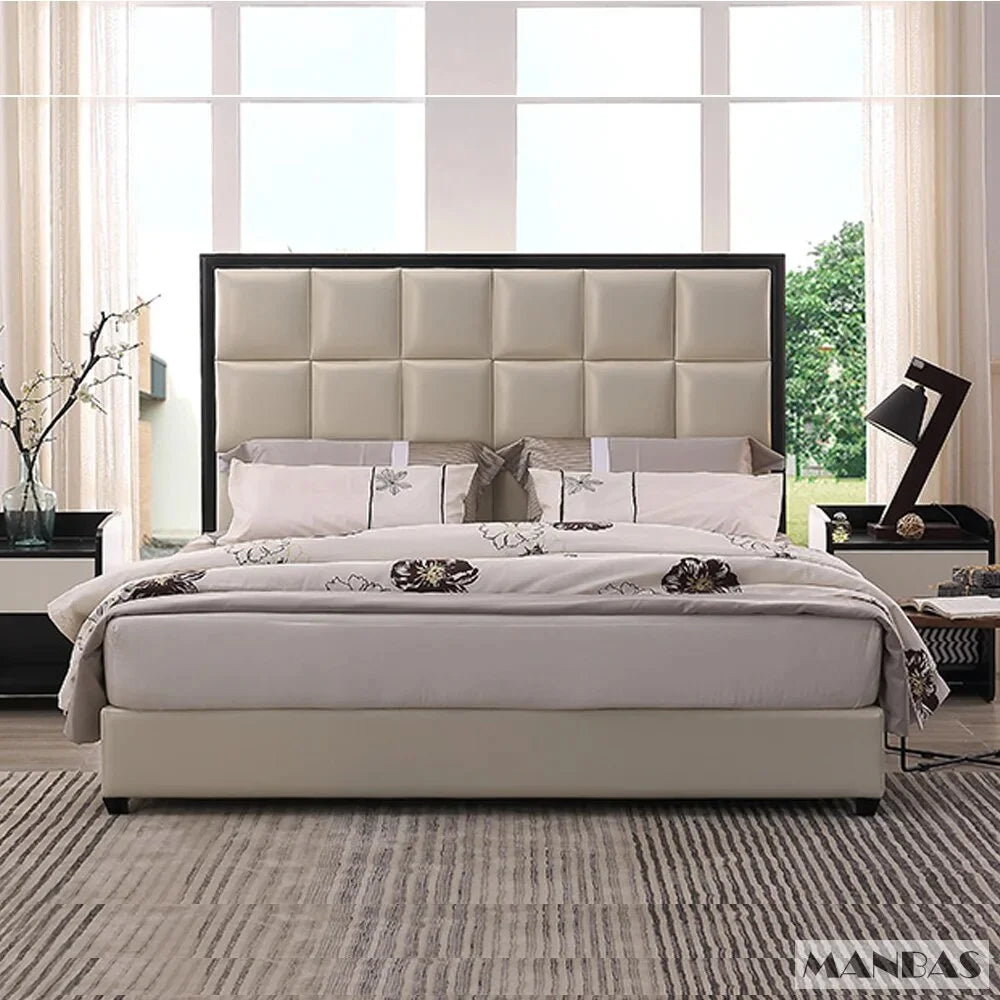 Genuine Leather Queen Size Bed Frame G2585