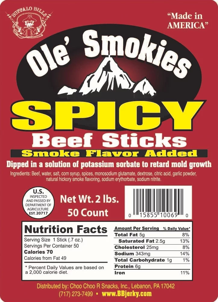 Spicy Beef Sticks M6949