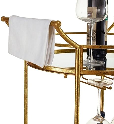 Gold Metal Bar Cart Q676268