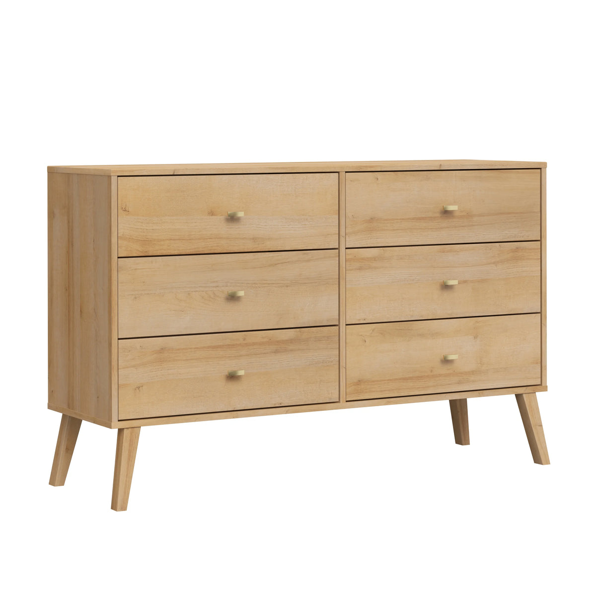 6 Drawer Wooden Dresser Y5210